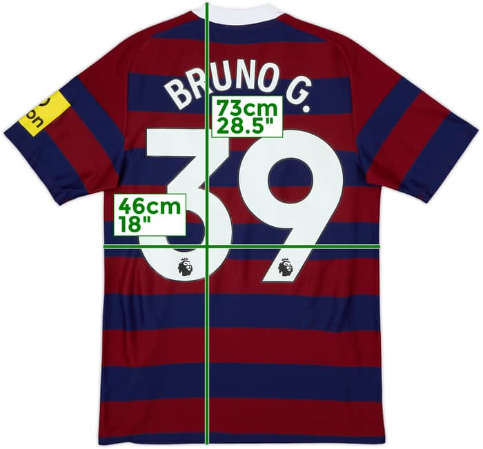 2024-25 Newcastle Away Shirt Bruno G. #39 - 8/10 - (S)