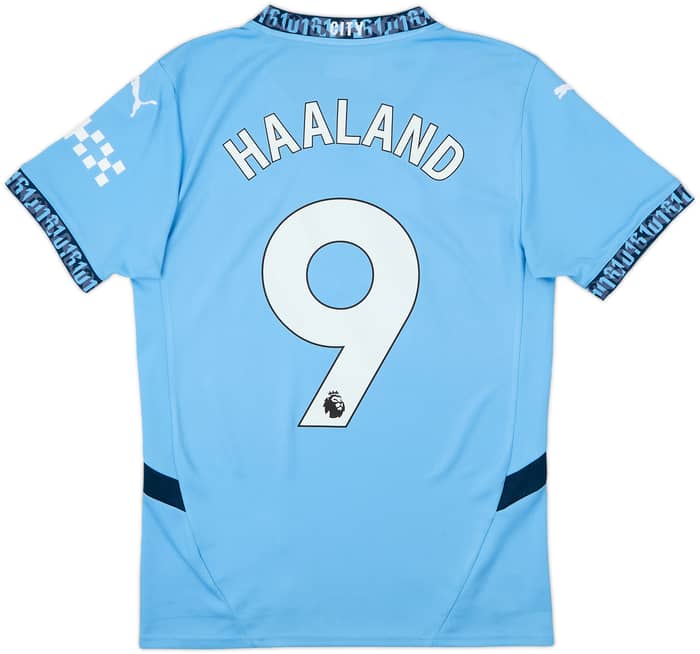 Camiseta de local del Manchester City 2024-25 Haaland #9 - 6/10 - (S)