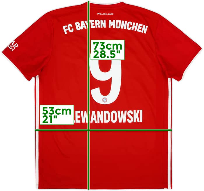 2020-21 Bayern Múnich Camiseta de local Lewandowski #9 - 8/10 - (L)