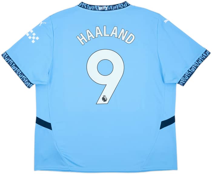 2024-25 Manchester City Home Shirt Haaland #9 - 9/10 - (XXL)