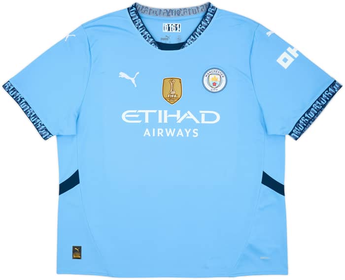 2024-25 Manchester City Home Shirt Haaland #9 - 9/10 - (XXL)