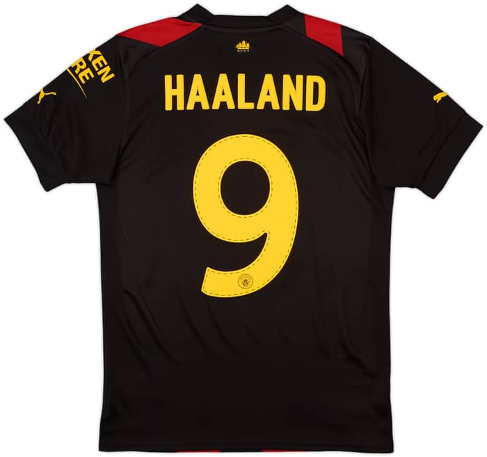 2022-23 Manchester City Camiseta Visitante Haaland #9 - 9/10 - (S)
