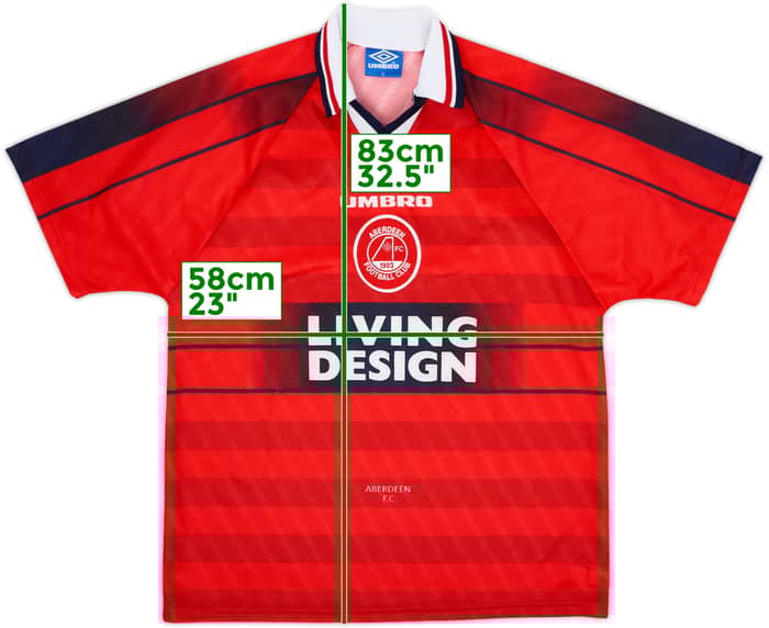 1996-97 Aberdeen Camiseta Local - 9/10 - (XL)
