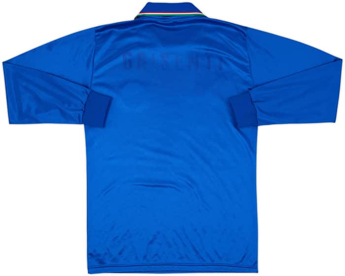 1986-91 Italy Home L/S Shirt - 4/10 - (L)