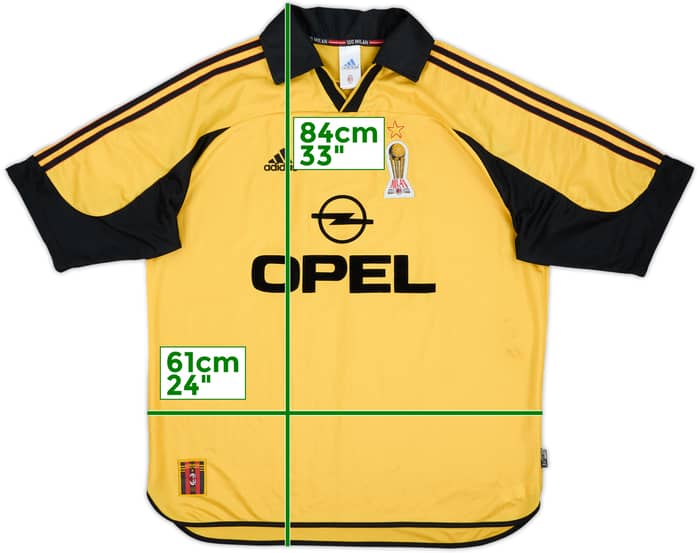 1999-00 AC Milan Centenary Fourth Shirt - 9/10 - (XL)