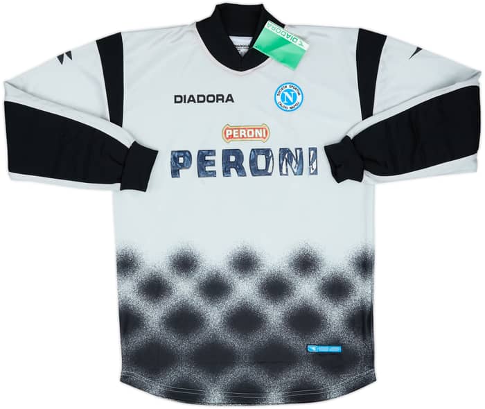 2001-02 Napoli GK Shirt Mancini #1 (M)