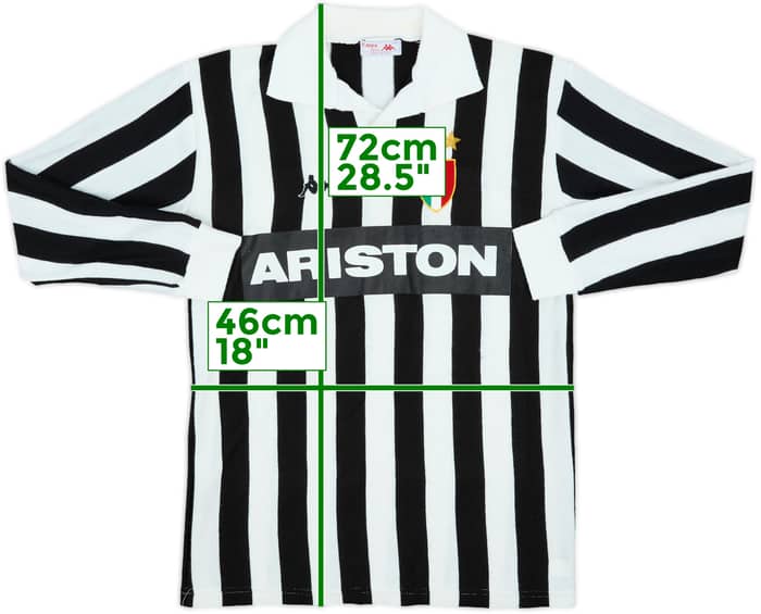 1982-83 Juventus Home L/S Shirt #10 - 6/10 - (M)