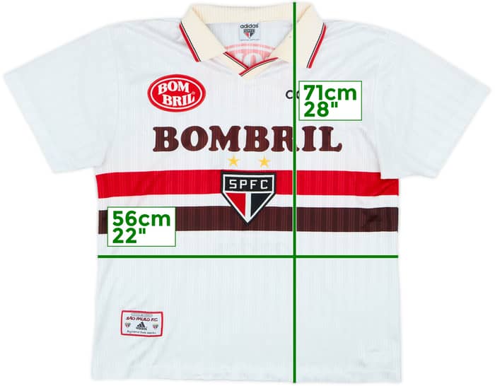 Camiseta de local del Sao Paulo 1998 #9 - 5/10 - (L)