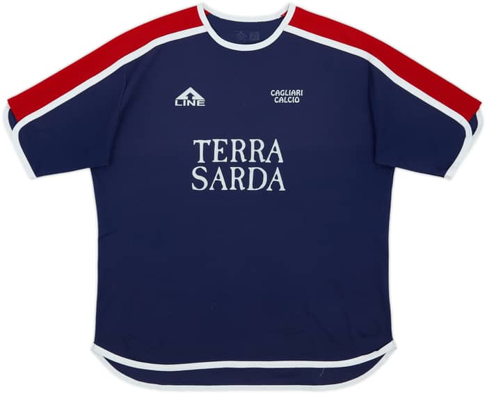 2003-04 Cagliari A-Line Training Shirt - 8/10 - (XL)