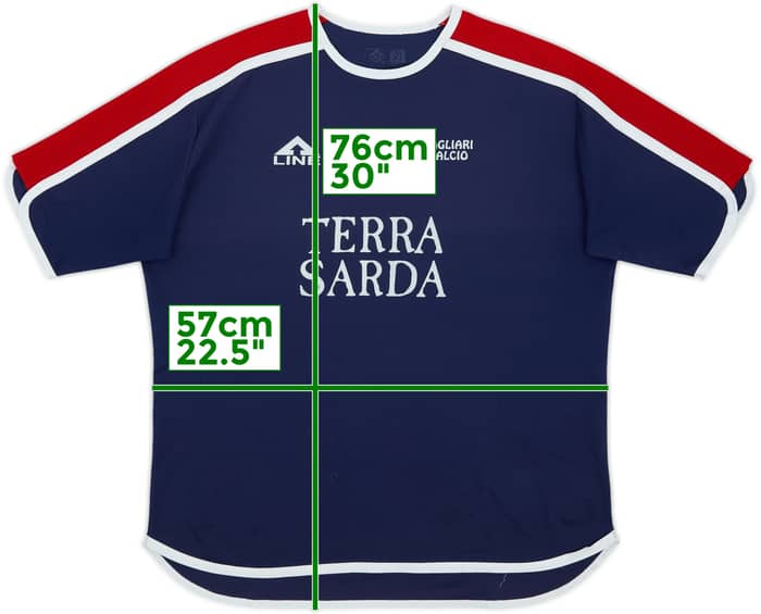 2003-04 Cagliari A-Line Training Shirt - 8/10 - (XL)