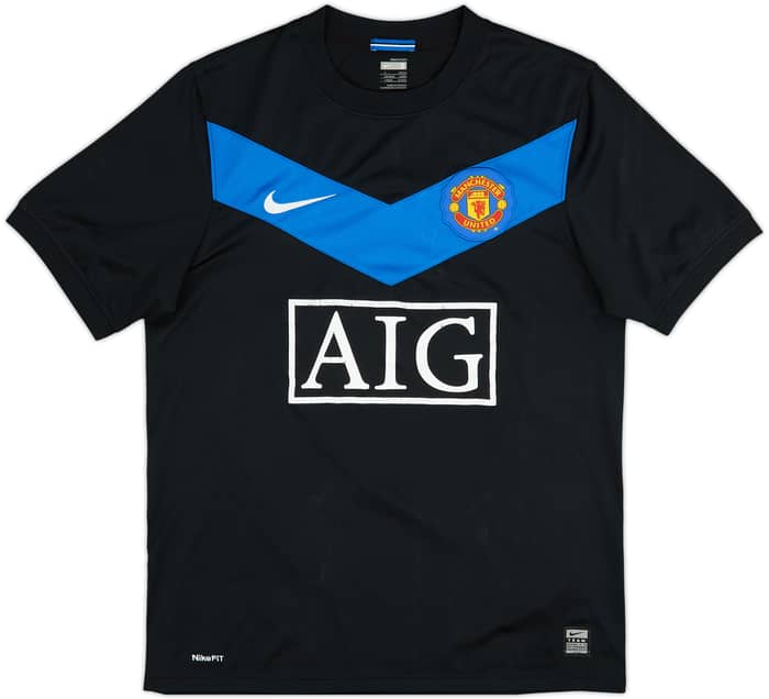 Camiseta de visitante del Manchester United 2009-10 Berbatov #9 - 6/10 - (S)