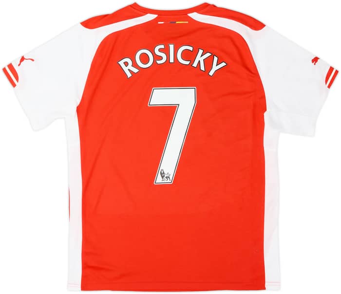 2014-15 Arsenal Home Shirt Rosicky #7 - 6/10 - (M)