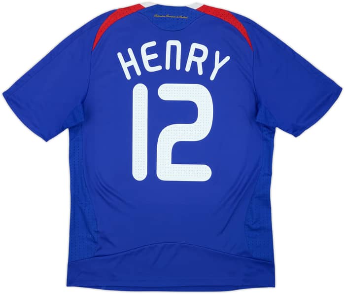 2007-08 France Home Shirt Henry #12 - 6/10 - (M)