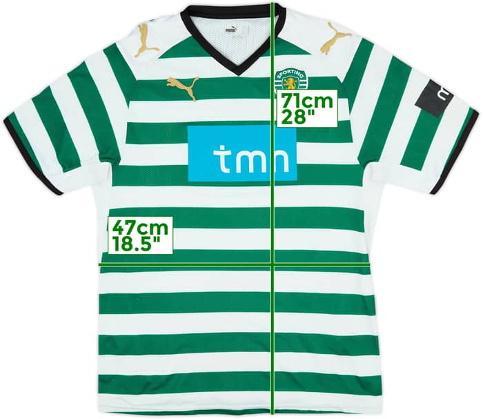 2008-09 Sporting CP Home Shirt - 7/10 - (M)