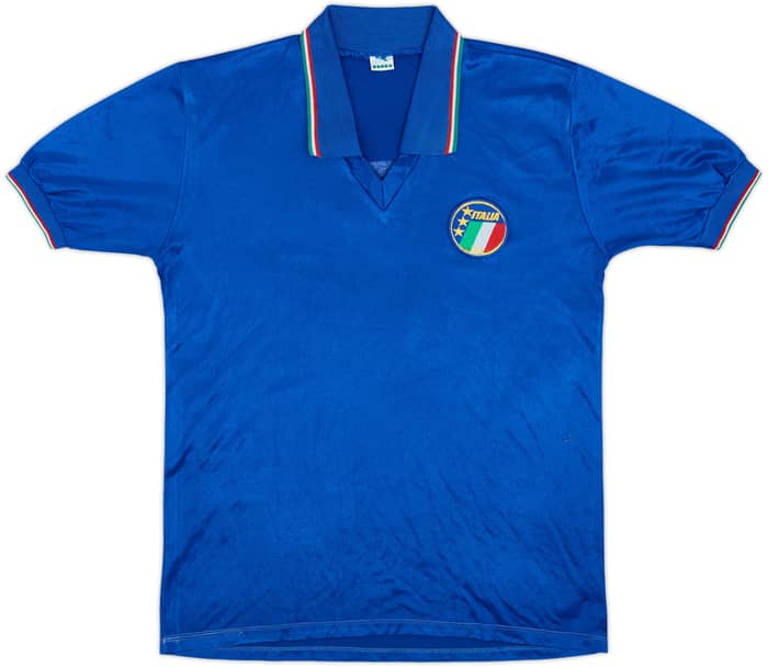 Camiseta de local de Italia 1986-91 #2 - 6/10 - (M)