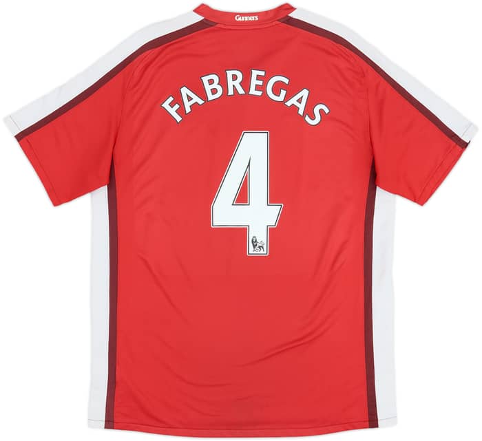 2008-10 Arsenal Home Shirt Fabregas #4 - 6/10 - (L)