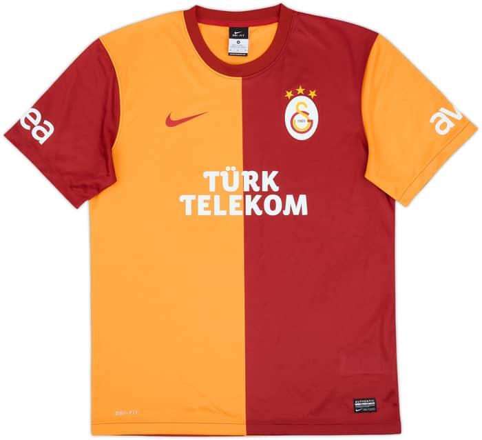 2013-14 Galatasaray Basic Home Shirt - 9/10 - (M)