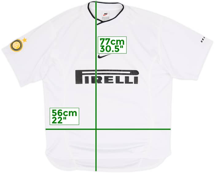 1998-99 Inter Milan Nike Training Shirt - 7/10 - (XL)