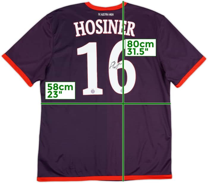 2012-14 Austria Vienna Signed Home Shirt Hosiner #16 - 7/10 - (XL)