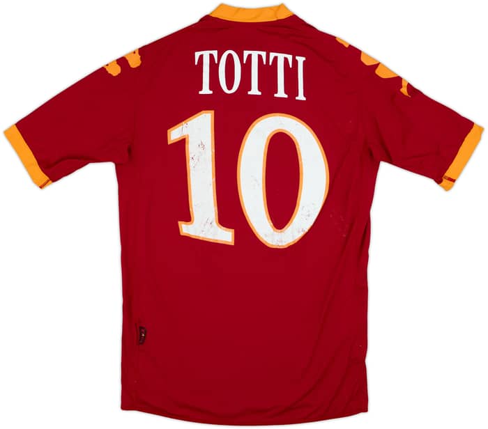 2009-10 Roma Home Shirt Totti #10 - 5/10 - (XS)