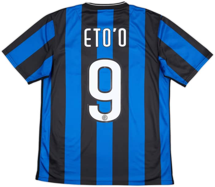 2009-10 Inter Milan Basic Home Shirt Eto'o #9 - 8/10 - (S)