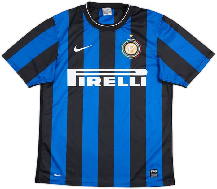 2009-10 Inter Milan Basic Home Shirt Eto'o #9 - 8/10 - (S)