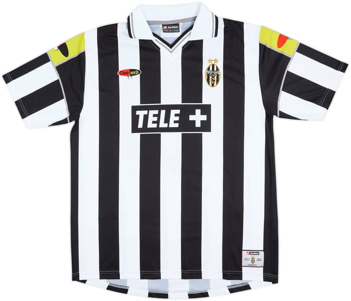 2000-01 Juventus CiaoWeb Home Shirt Zidane #21 - 8/10 - (XL)