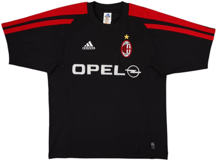 2001-02 AC Milan adidas Training Shirt - 8/10 - (S)