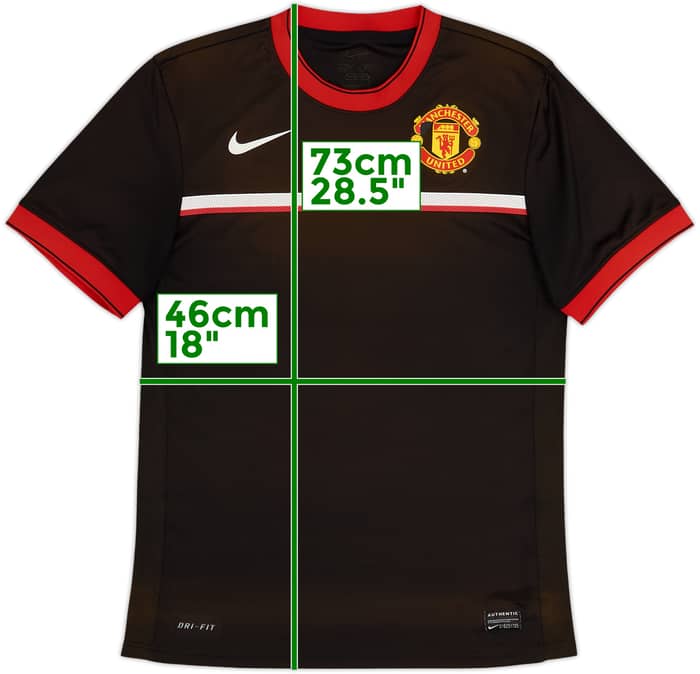 2011-12 Manchester United Nike Training Shirt - 8/10 - (S)
