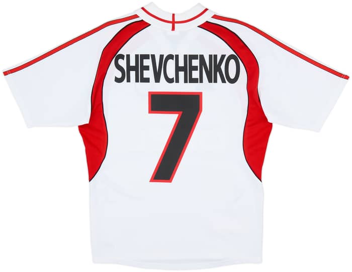 2000-02 AC Milan Away Shirt Shevchenko #7 - 8/10 - (S)