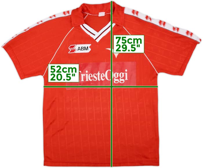 1991-92 Triestina ABM Training Shirt - 8/10 - (L)