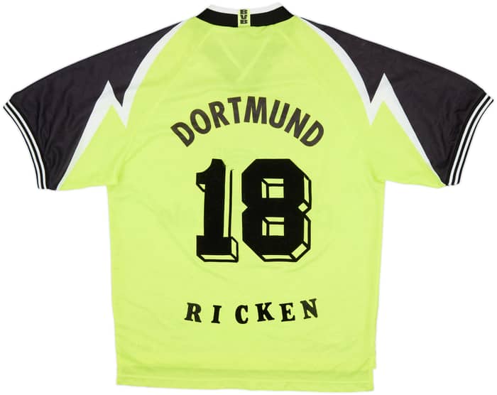1995-96 Borussia Dortmund Home Shirt Ricken #18 - 6/10 - (L)