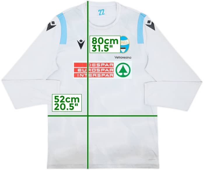 2020-21 SPAL Macron Player Issue Training Shirt #22 - 5/10 - (XL)