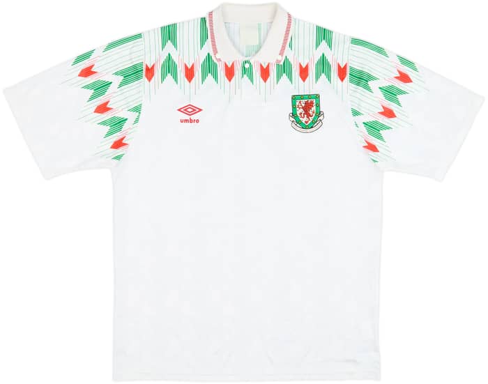 1990-92 Wales Away Shirt - 8/10 - (L)
