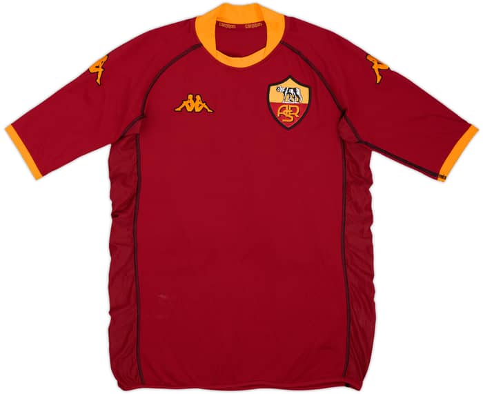 2002-03 Roma Home Shirt Totti #10 - 7/10 - (L)