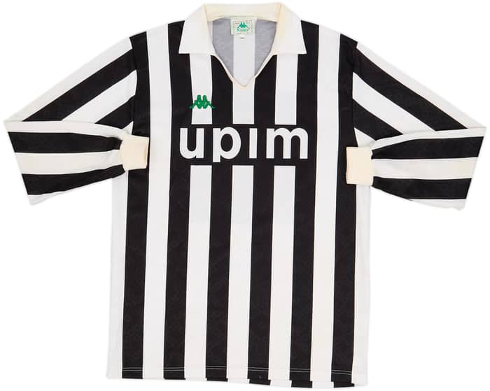 1990-92 Juventus Home L/S Shirt #10 - 5/10 - (XL)