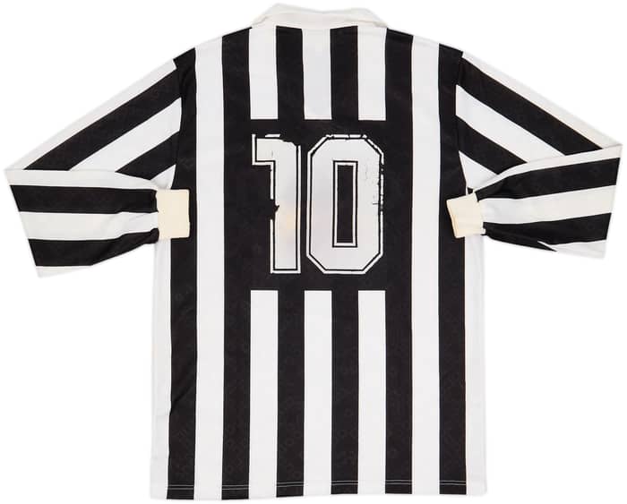 1990-92 Juventus Home L/S Shirt #10 - 5/10 - (XL)