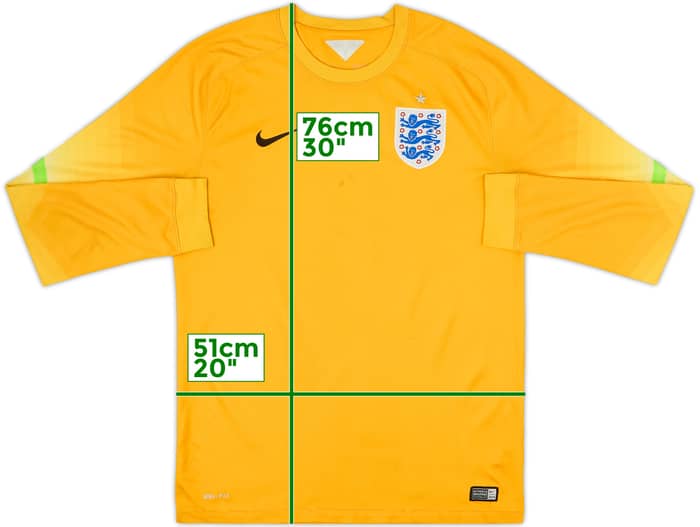 2014-15 England GK Shirt - 6/10 - (M)