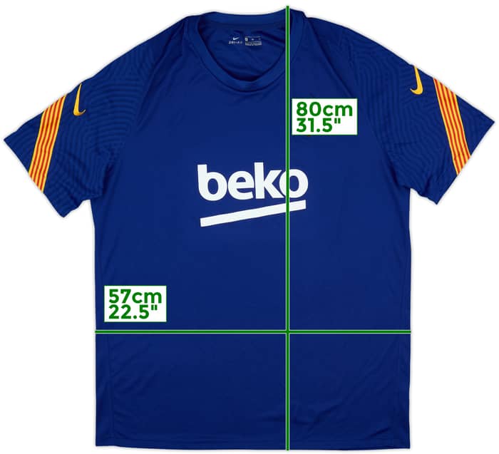 2020-21 Barcelona Nike Training Shirt - 8/10 - (XL)