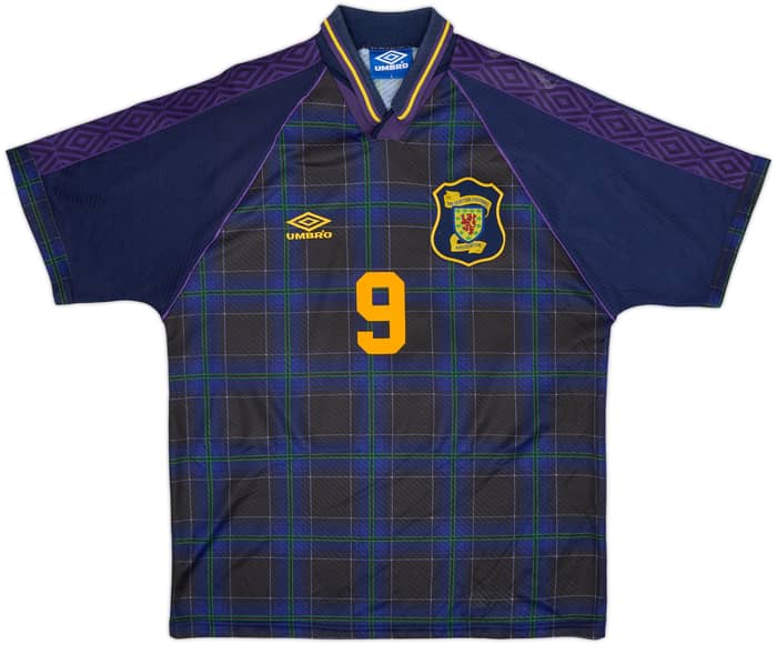 1994-96 Scotland Home Shirt McCoist #9 - 9/10 - (L)
