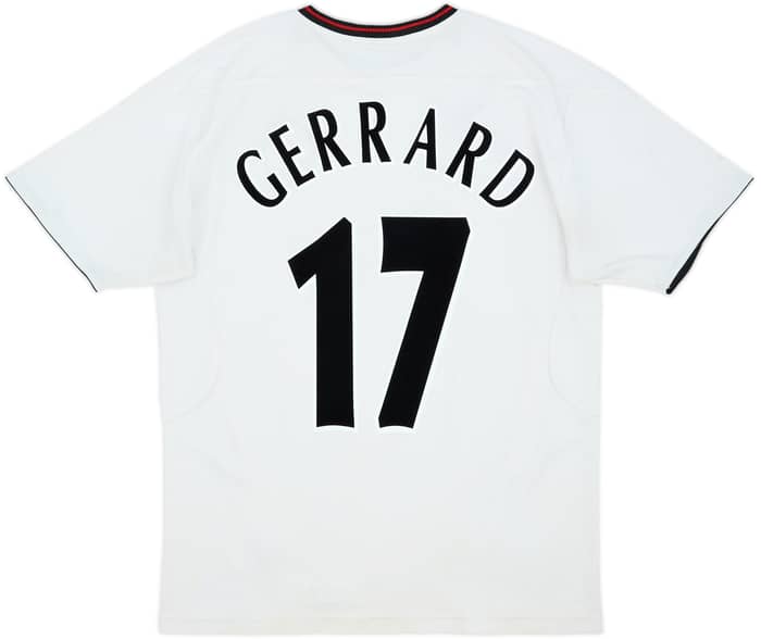 2003-04 Liverpool Away Shirt Gerrard #17 - 5/10 - (M)