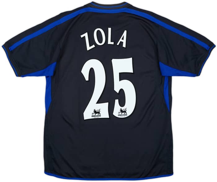 2002-04 Chelsea Camiseta Visitante Zola #25 - 7/10 - (L)