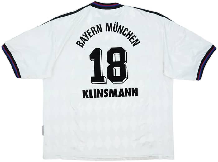1996-98 Bayern Munich Away Shirt Klinsmann #18 - 5/10 - (XXL)