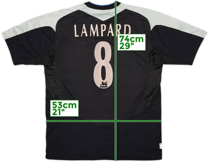 2004-05 Camiseta de Visitante del Chelsea Lampard #8 - 6/10 - (L)
