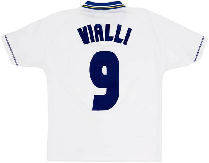 Camiseta de visitante del Chelsea 1998-00 Vialli #9 - 7/10 - (Juvenil)
