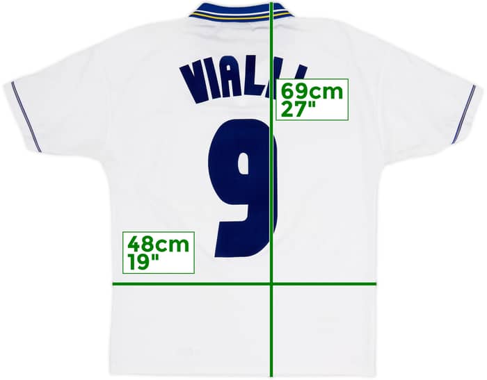 Camiseta de visitante del Chelsea 1998-00 Vialli #9 - 7/10 - (Juvenil)