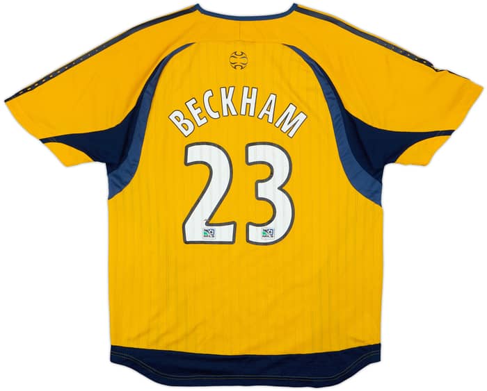 2007-08 LA Galaxy adidas Formotion Training Shirt Beckham #23 - 6/10 - (L)
