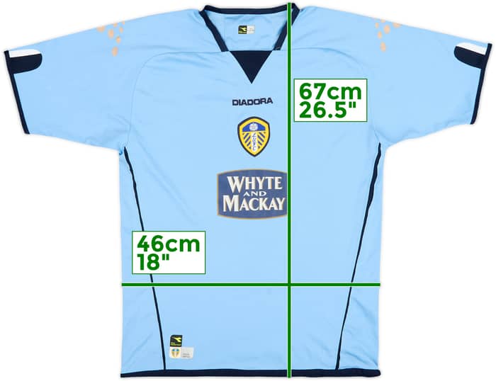 Camiseta de visitante del Leeds United 2004-05 - 4/10 - (Niños L)