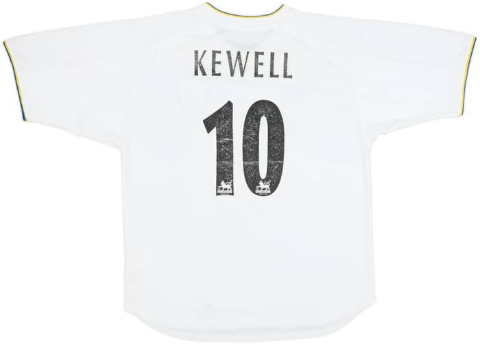 2000-02 Leeds United Home Shirt Kewell #10 - 6/10 - (M)