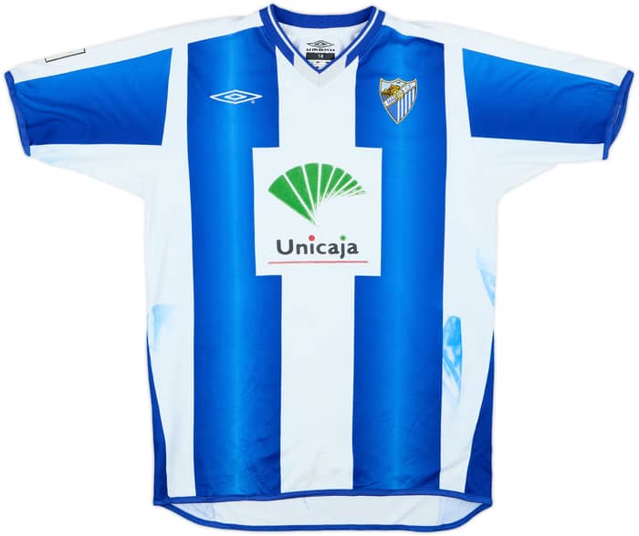 Camiseta de local del Malaga 2003-04 - 5/10 - (L.Niños)